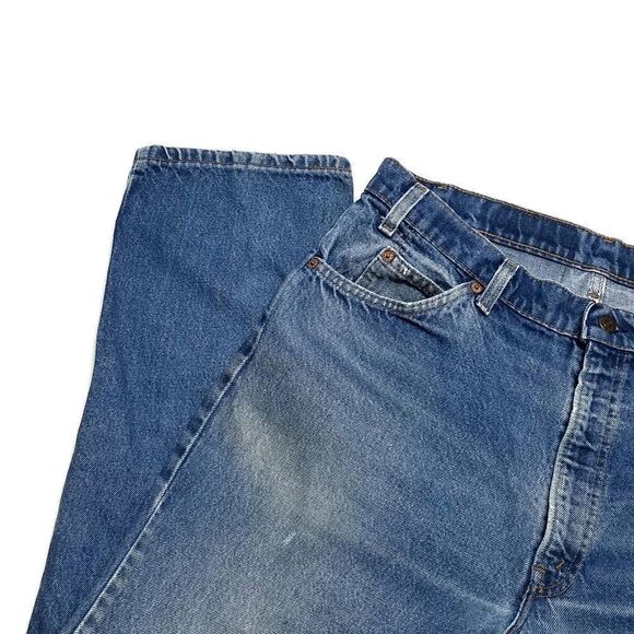 VINTAGE Levi's 509 Orange Tab Distressed Jeans - Picture 5 of 16